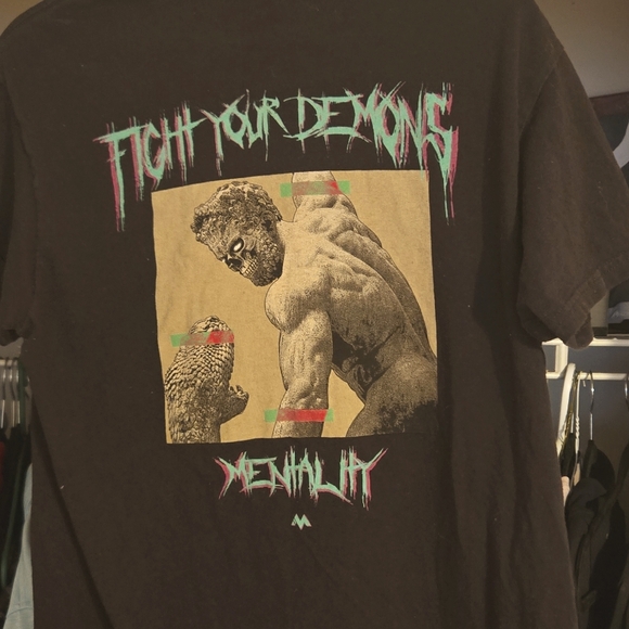 Mentally T-shirt Fight Your Demons! - Picture 1 of 3